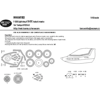 Plastikový model New Ware 1/48 Mask F-35B Lightning II BASIC (TAM)