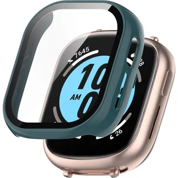 VSECHNONAMOBIL 67935 ENKAY PC FULL COVER Plastový kryt se sklem pro Honor Watch 4 zelený