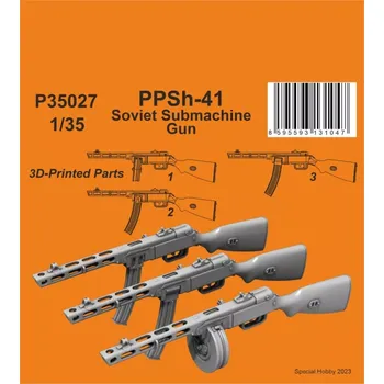 Plastikový model CMK 1/35 PPSh-41 Soviet Submachine Gun (3D-Print)