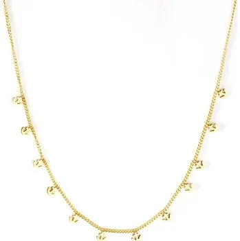 Náhrdelník Elegantní náhrdelník ve zlaté barvě - 458g