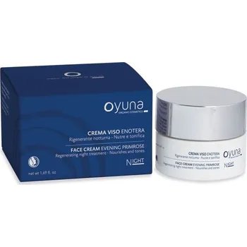 Péče o oční okolí OYUNA Bio noční krém na obličej s pupalkou 50 ml