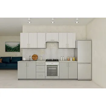 Kuchyňská linka Kuchyňská linka 260 TATIKA ash surfside/chincilla grey