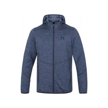Pánské oblečení Hannah DAMAR HOODY blue shadow mel XXL; Modrá mikina + DÁREK DLE VÝBĚRU!