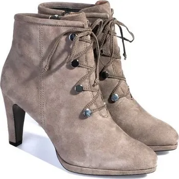 Dámská zimní obuv Dámská kotníková obuv 9/9-25103/23 CAPRICE béžové Barva: black/suede, Velikost: 37,5