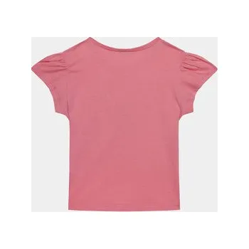 Dámské tričko United Colors Of Benetton T-Shirt 3I1XG10DR Růžová Regular Fit 116