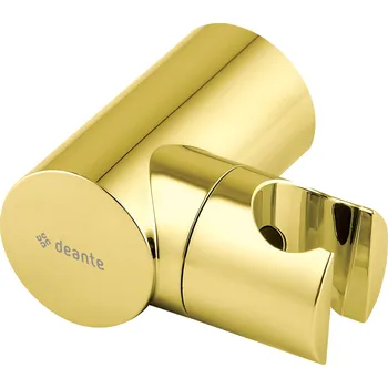 Tyč na sprchový závěs Deante Deante, kulatý bodový držák ruční sprchové hlavice, zlatá lesklá, DEA-ANO_Z21U