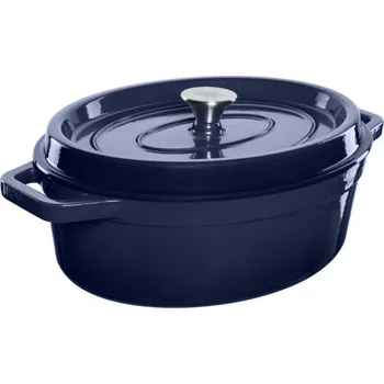 Hrnec Grand feu Hrnec s víkem litina/smalt 5,6l modrý Grand feu