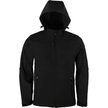 Pánská softshellová bunda Hrm Pánská softshellová bunda HRM1101 Black XXL
