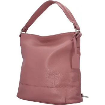 Dámská kožená kabelka růžová - Delami Gleadis růžová