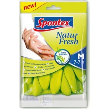 Čisticí rukavice Úklidové rukavice Spontex Natur Fresh M