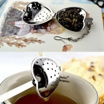 Sítko na čaj Nerezové sítko na čaj, tvar srdíčko