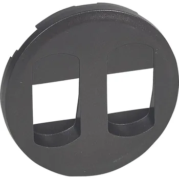 Elektrická zásuvka LEGRAND Kryt CÉLIANE 67814 2 x repro grafit 067814