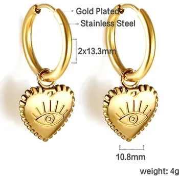 Náušnice Luxusní nerezové náušnice s krystaly - 730G