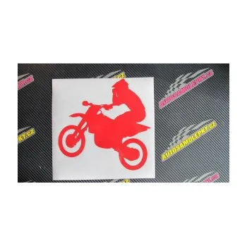 Samolepící dekorace SAMOLEPKA Motorka 027 levá motokros (17 - šedá) NA AUTO, NÁLEPKA, FÓLIE, POLEP, TUNING, VLASTNÍ TEXT, TISK, AUTOSAMOLEPKY.cz, POLEPY, OBRÁZEK, LOGO, SAMOLEPKY