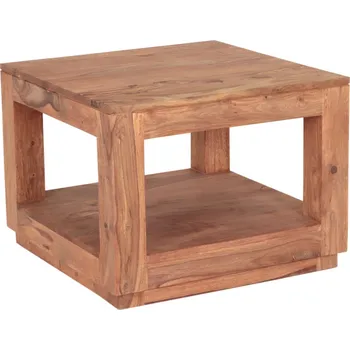 Konferenční stolek AV interiery Konferenční stolek TARA COF 60x60x45 z tvrdého masivu palisandru Odstín palisandru: only stain