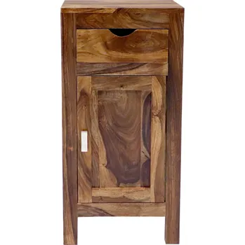 Komoda AV interiery Koupelnová skříňka AMBA KSD, 40x35x80, z masivu palisandru Odstín palisandru: světle medová