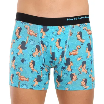 Boxerky Pánské boxerky 69SLAM fit bamboo getting wet light gilbert (MPBGEL-BB) XL MPBGEL-BB Možnost vrácení zboží ZDARMA do 120 dnů!