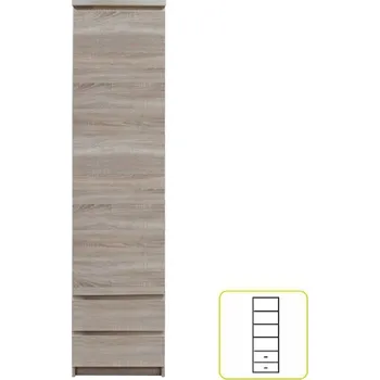 Šatní skříň Skříň, dub sonoma, PANAMA Typ 02