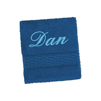 Ručník Ručník se jménem - pruh - tm.modrá 50x100 cm tm.modrá