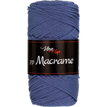 Příze PP Macrame, 2mm, 4113, jeansová modrá