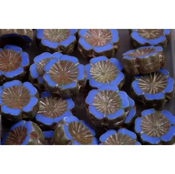 Korálek Ploškované korálky květ 14 mm č. 113