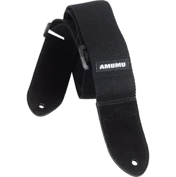 Kytarový popruh AMUMU Pure Cotton Strap Black