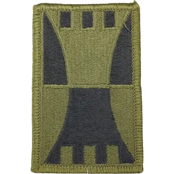 Nášivka ARMÁDNÍ ORIGINÁL US ARMY Nášivka vyšívaná Ženijní velitelství 416th Engineer Command US originál