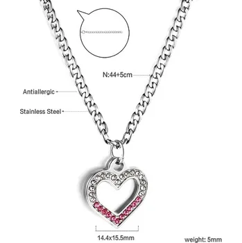 Náhrdelník Ocelový náhrdelník s přívěskem - A67MS