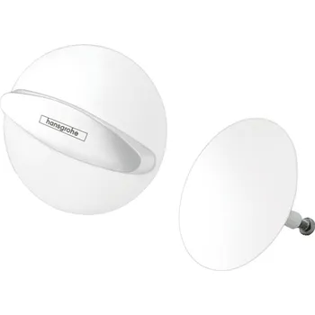 Hansgrohe Flexaplus, vrchní souprava odtokové přepadové soupravy, bílá matná, 58185700