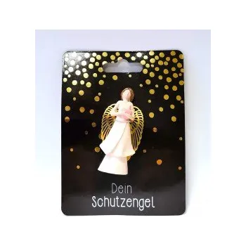 Vánoční dekorace Anděl zlatá křídla mix