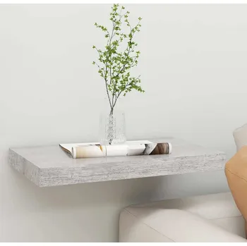 police vidaXL Plovoucí nástěnná police 40 x 23 x 3,8 cm MDF [323742] Barva: Betonová šedá