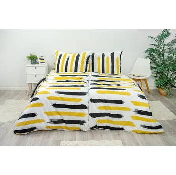 Povlečení Stanex Ložní povlečení krepové čáry (LS290) rozměr: 40 x 40 cm, Zapínání: Knoflíkové