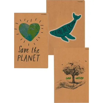 Sešit Hamelin Sešit A4 60 listů Go Green čtv. ,balení 5 ks 367060