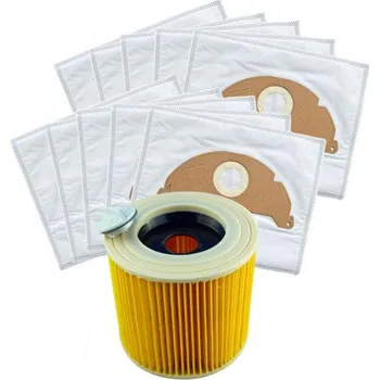 Sáček do vysavače Filtr a sáčky pro vysavač KARCHER WD 2 Cartridge filter 1+10ks textilní
