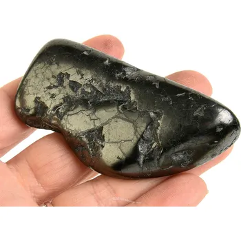 Přírodní kámen Šungitový hladký kámen Rusko 64g