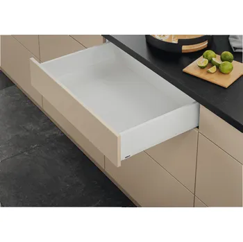 Úložný box Blum Kuchyňský box - Merivobox "K" 40kg / Hedvábně bílá 350 mm