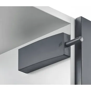 Nábytkové kování Hettich Mechanismus pro bezúchytkové otevírání PUSH TO OPEN Silent / Antracit