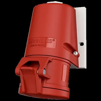 Elektrická zásuvka Mennekes 27006 Zásuvka nástěnná 32A 4P 400V IP44 6h Mennekes 27006