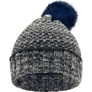 Čepice Daiber - čepice Čepice dámská Melange Beanie Barva: Modrá námořní - Bílá