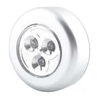 Svítilna STŘÍBRNÉ SVÍDIDLO 3xLED - NAPÁJENÍ 3xAAA