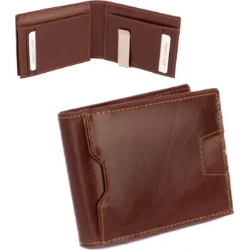 Peněženka Cavaldi Pánská kožená dolarka hnědá