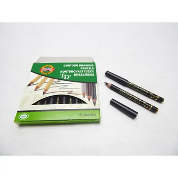 Grafitová tužka Koh-i-noor Tužka 3221 konturovací kreslířská černá 8839