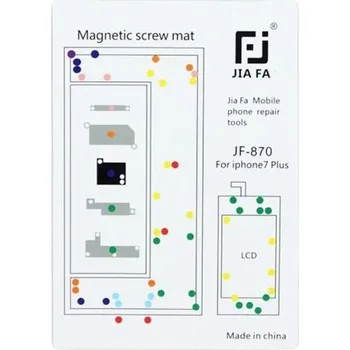 JIAFA magnetická servisní podložka pro opravu iPhone 7 Plus - bílá