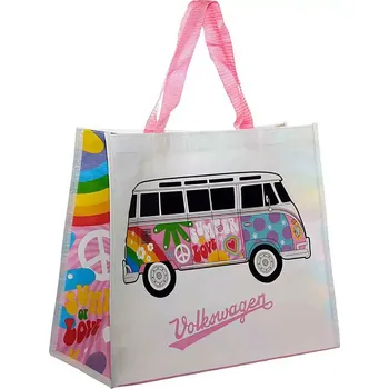Nákupní taška Volkswagen Summer Love růžová - Licencovaný retro design