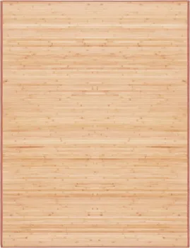 Koberec vidaXL Bambusový koberec s protiskluzovým podkladem hnědý