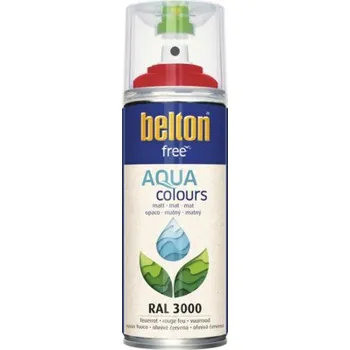 Barva ve spreji BELTON ohnivě červená 3000 matná 400 ml