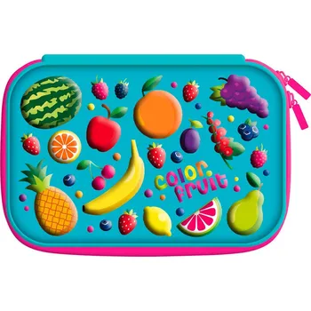 Penál Mjski 3D EVA penál 1zip 2kl Fruits Majewski