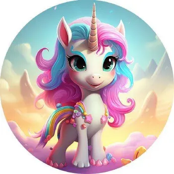 Picture Jedlý papír 19,5 cm, Unicorn 