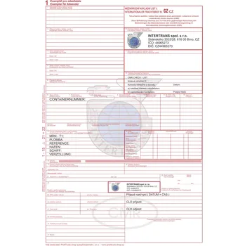Tiskopis CMR 5 listů s potiskem firmy 200 000 ks