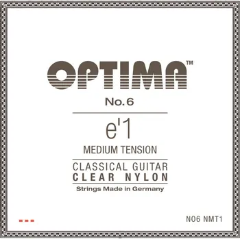 Struna pro kytaru a smyčcový nástroj Optima Struny pro Klasickou kytaru Jednotlivé strunyE1 Nylon medium 126145